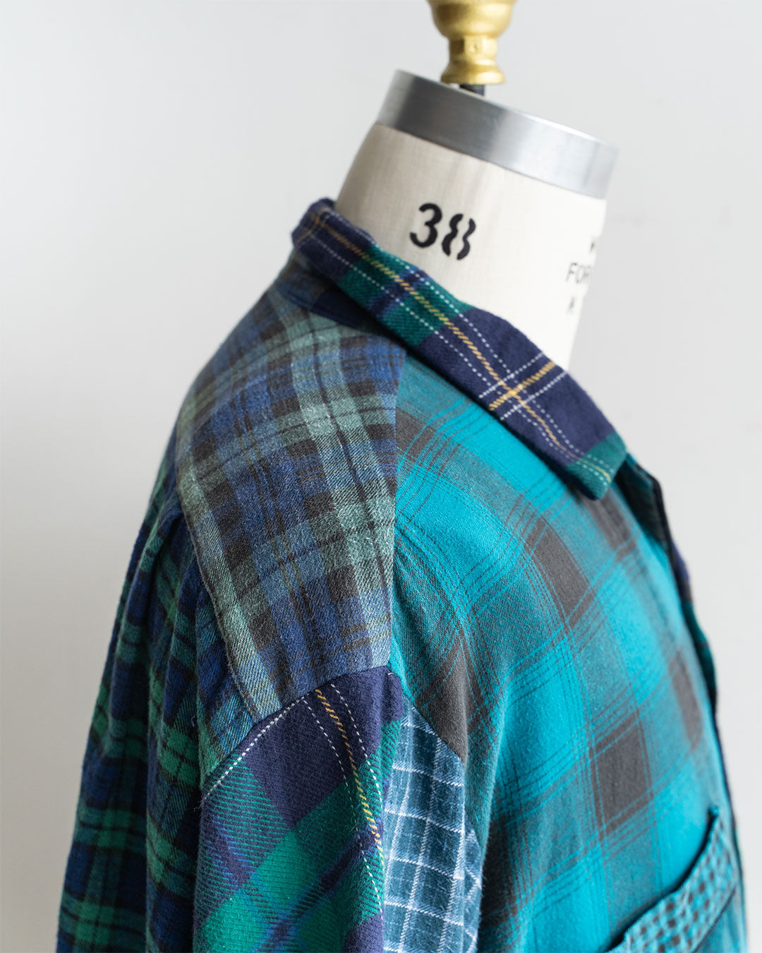 【Made By Sunny Side Up】Remake Patchwork Flannel Shirts ④
