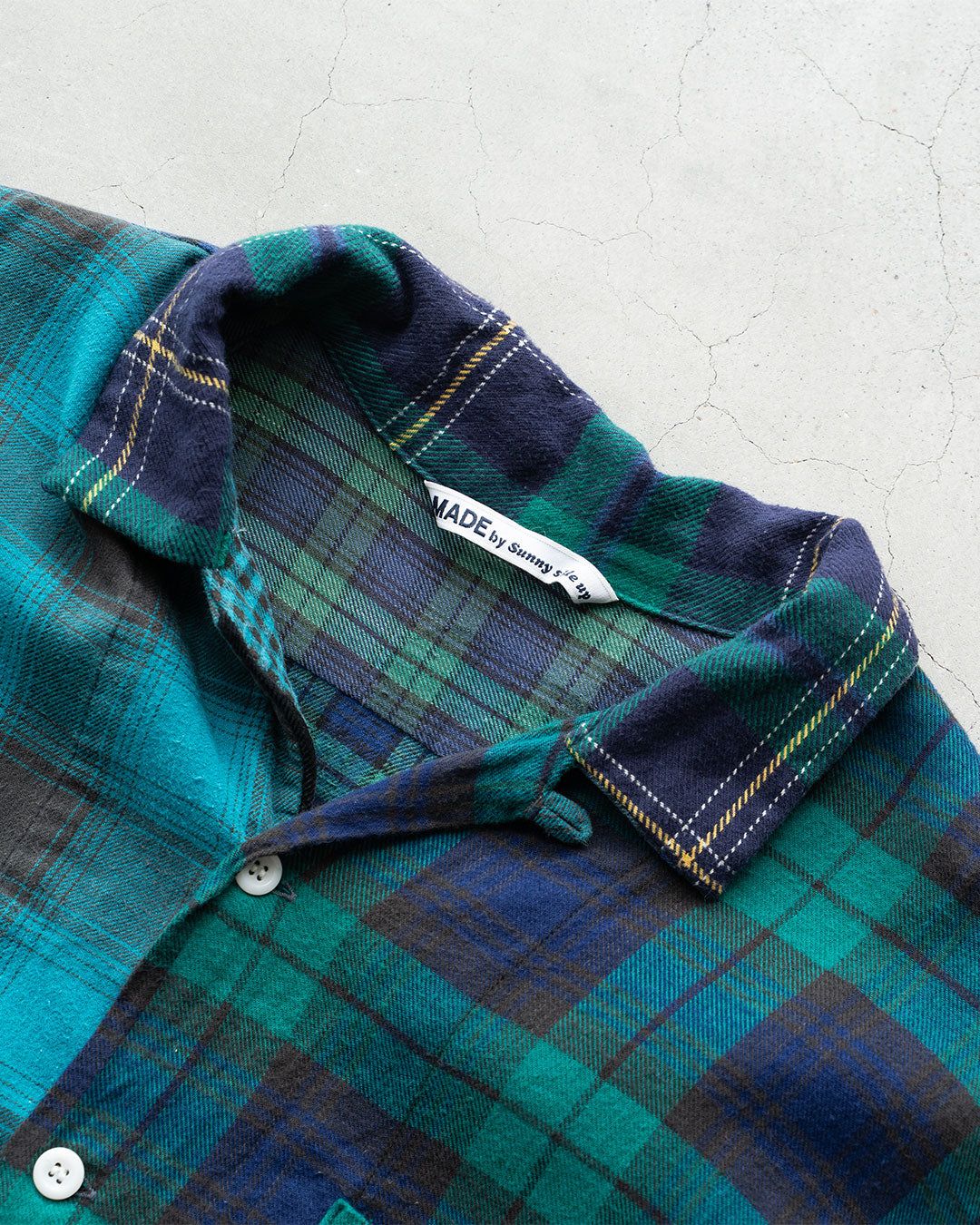 【Made By Sunny Side Up】Remake Patchwork Flannel Shirts ④