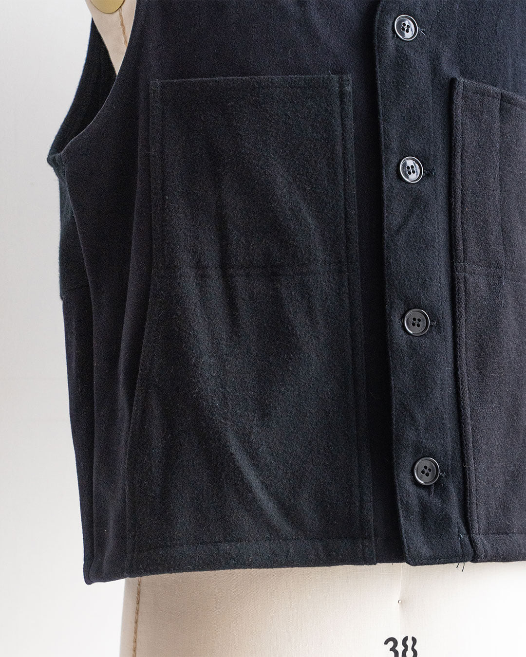 【Made By Sunny Side Up】Remake Patchwork Wool Vest