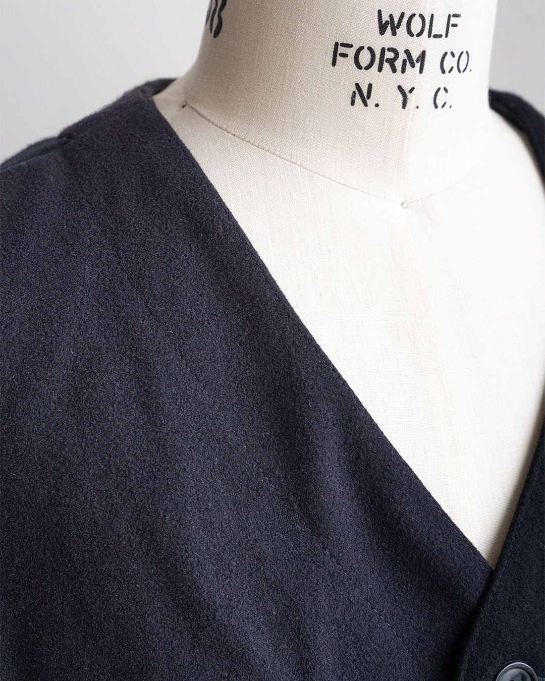 【Made By Sunny Side Up】Remake Patchwork Wool Vest