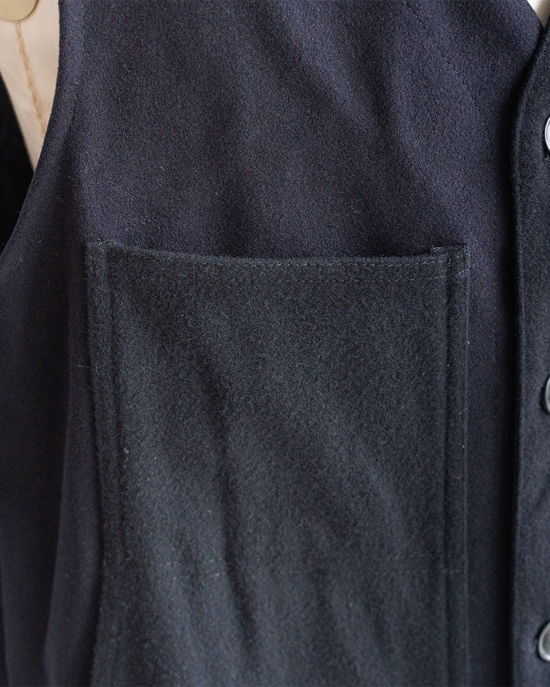 【Made By Sunny Side Up】Remake Patchwork Wool Vest