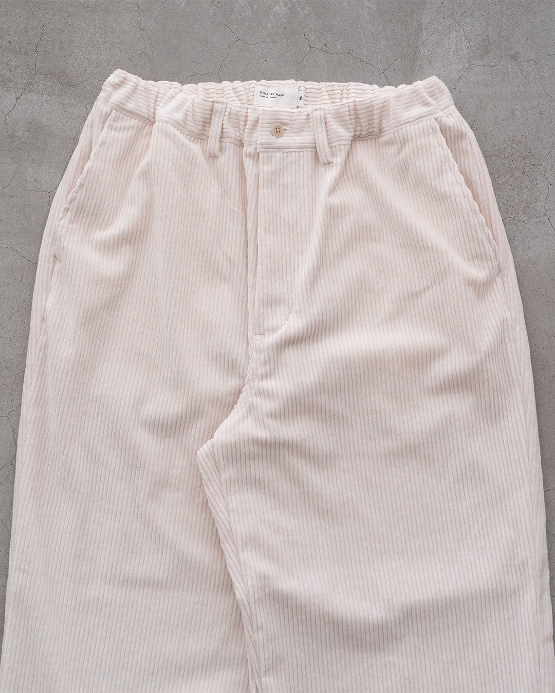 【STILL BY HAND】 5-wale corduroy pants
