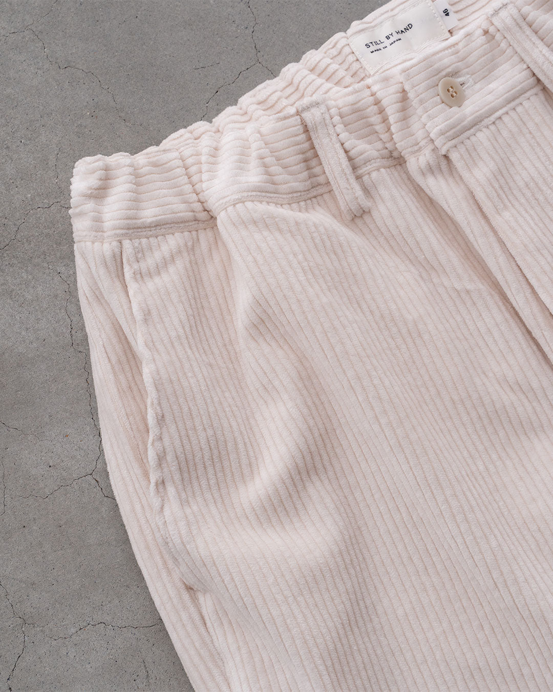 【STILL BY HAND】 5-wale corduroy pants