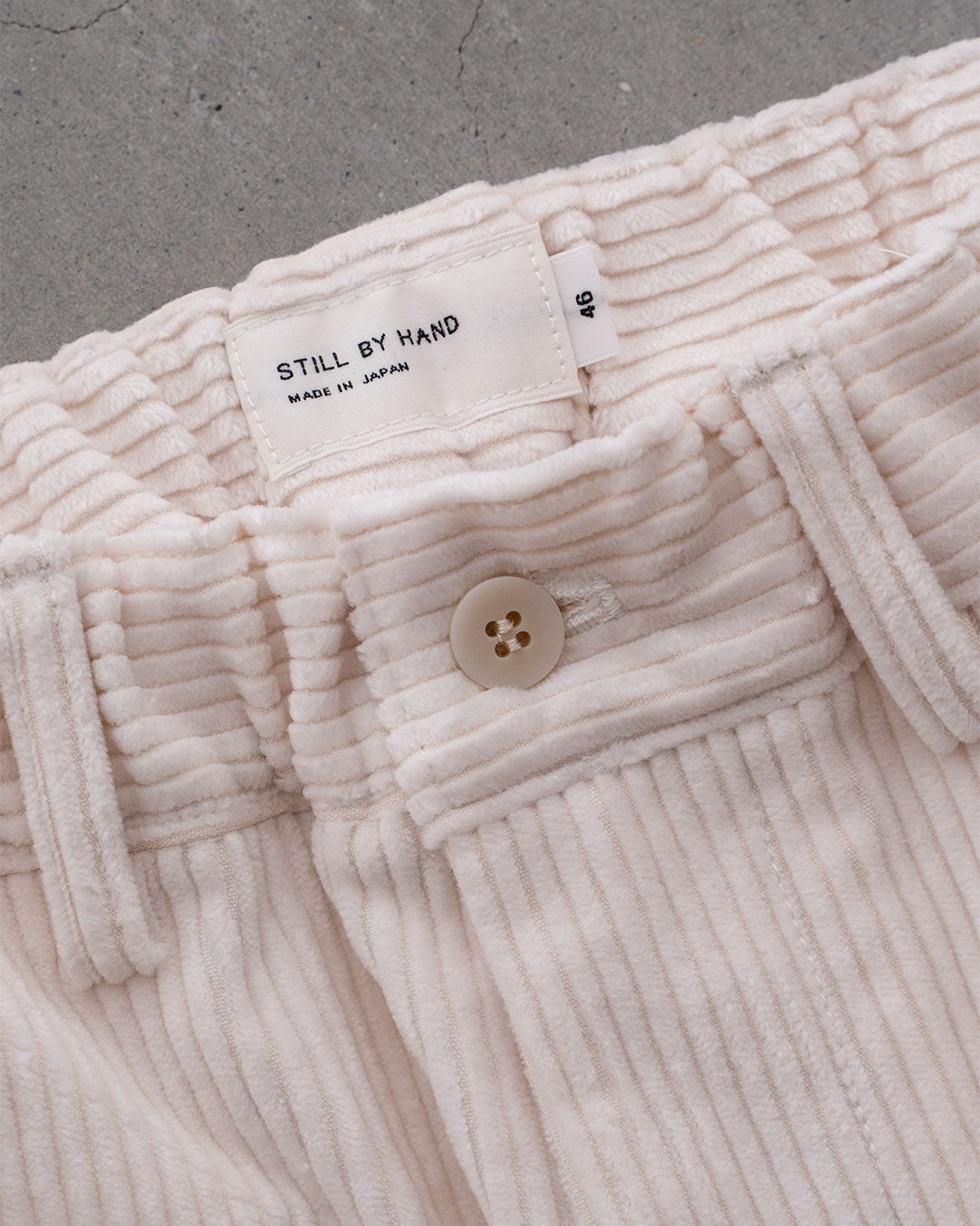 【STILL BY HAND】 5-wale corduroy pants