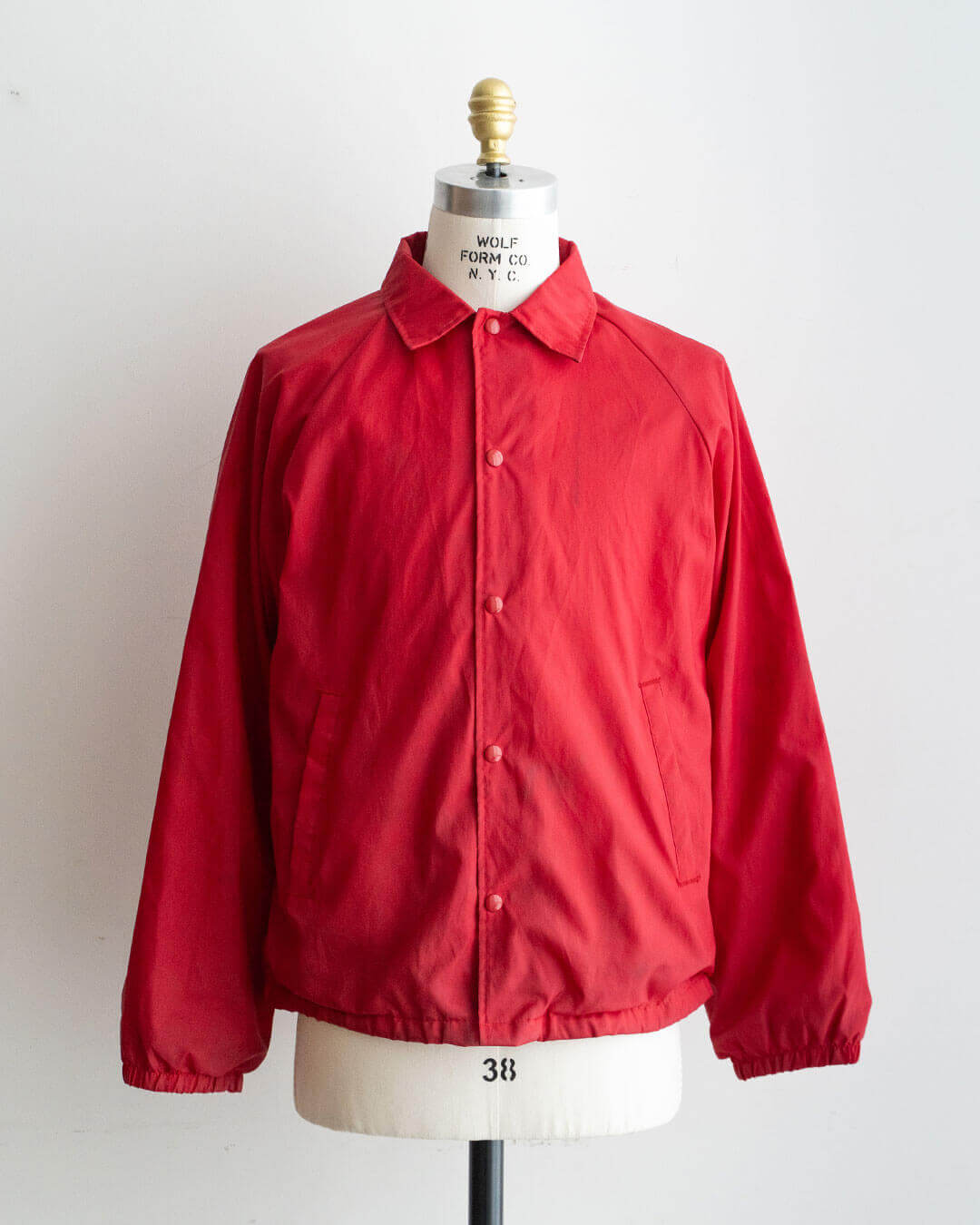 【VINTAGE】80-90s AUBURN Coach Jacket 『made in USA』Good Patches