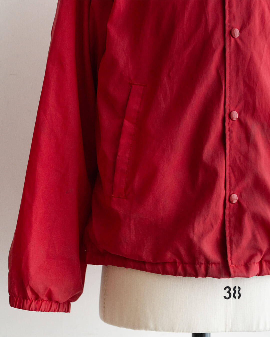 【VINTAGE】80-90s AUBURN Coach Jacket 『made in USA』Good Patches