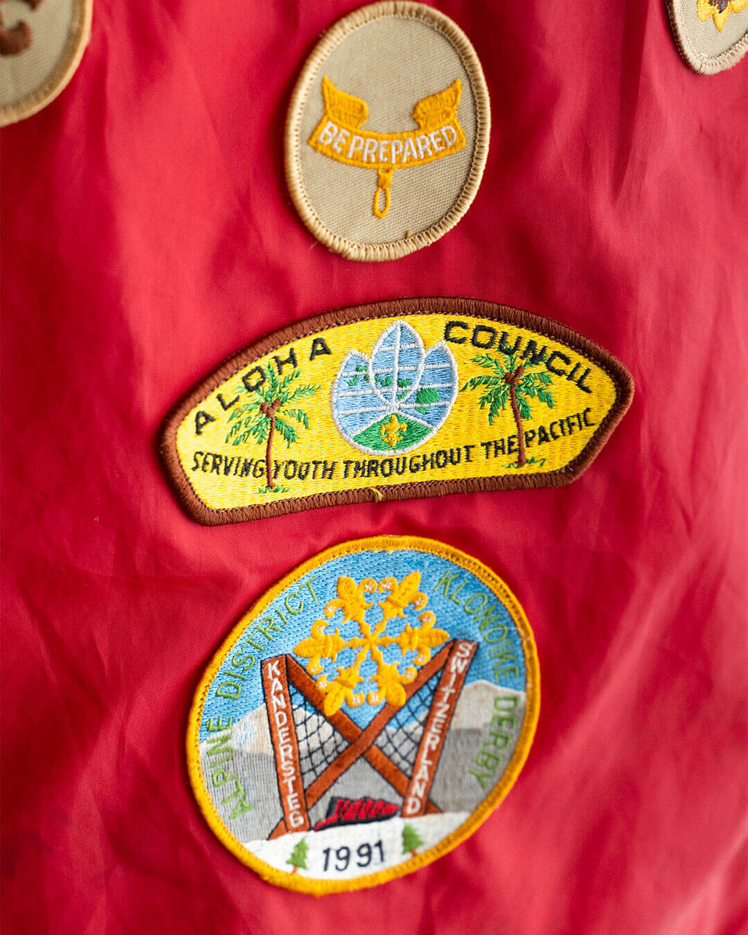 【VINTAGE】80-90s AUBURN Coach Jacket 『made in USA』Good Patches