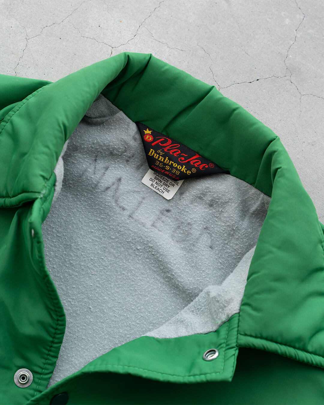 【VINTAGE】80-90ss Pla-Jac by Dunbrooke Coach Jacket 『made in USA』