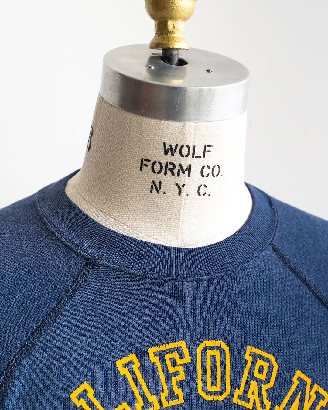 【Vintage】80s University Graphic Sweat 『UC Berkeley』 Velva Sheen