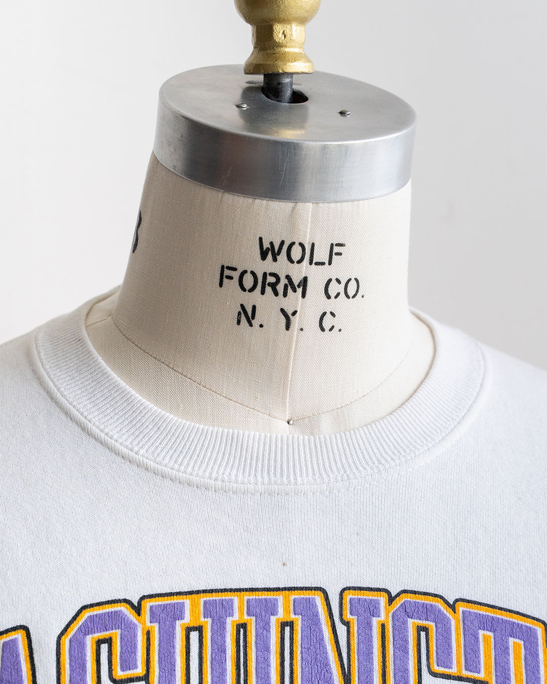 【VINTAGE】90s University Graphic Sweat 『Washington』 Lee