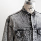 【VINTAGE】80s Levis 57508 Denim Jacket 『Acid Black』 Made In USA