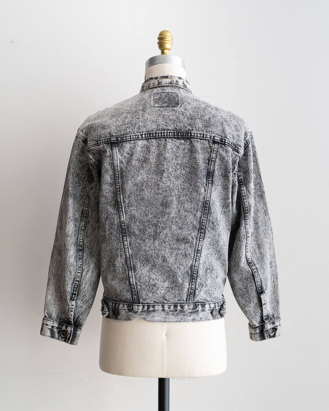 【VINTAGE】80s Levis 57508 Denim Jacket 『Acid Black』 Made In USA
