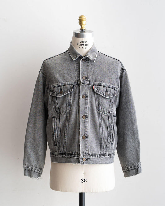 【Vintage】90s Levis 70507 Denim Jacket 『Fade Black』 Made In USA