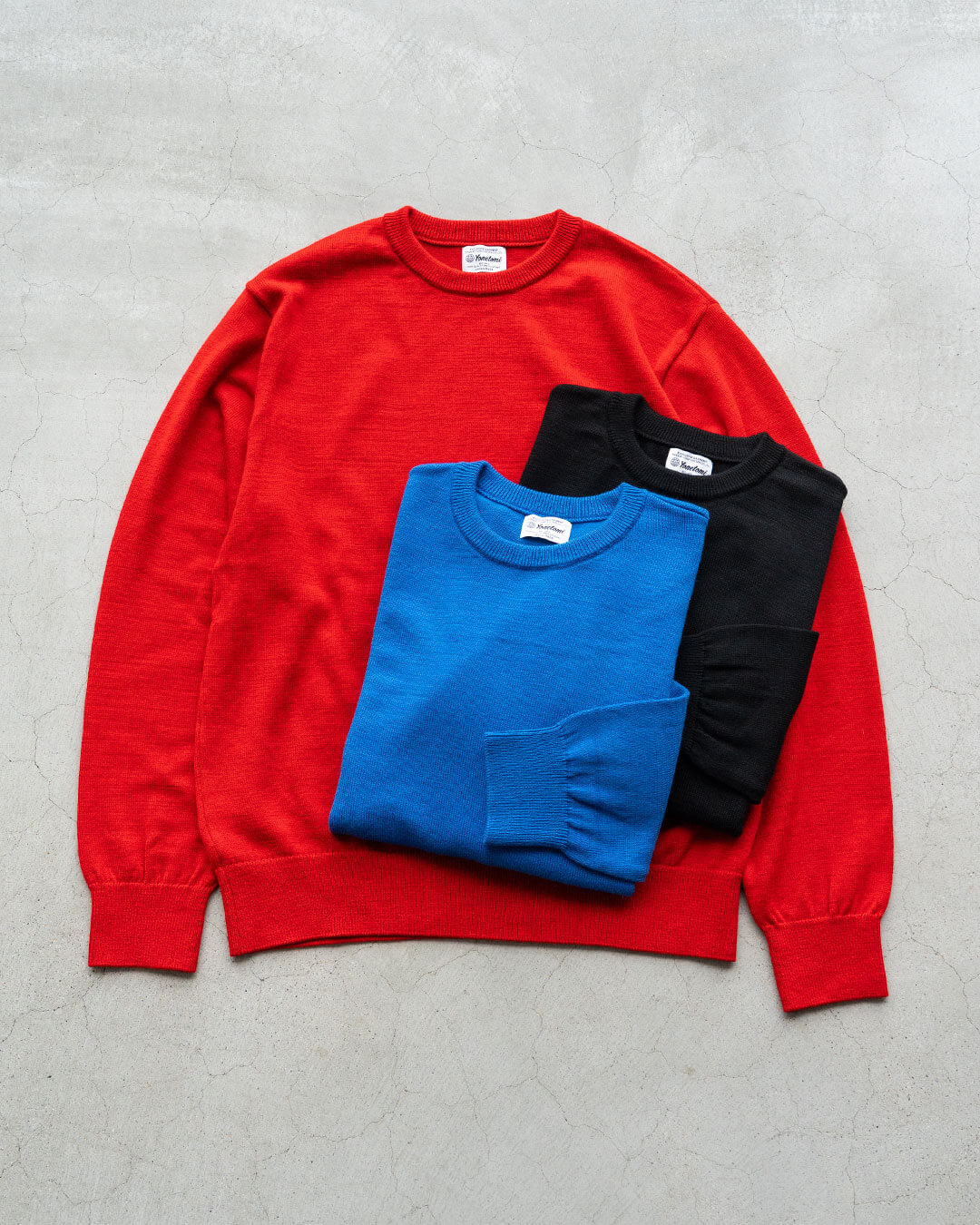 【Yonetomi】American Wool & Cotton Knit Pullover