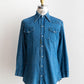 【VINTAGE】70s BAR-F Denim Western Shirts