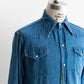 【VINTAGE】70s BAR-F Denim Western Shirts