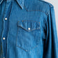 【VINTAGE】70s BAR-F Denim Western Shirts