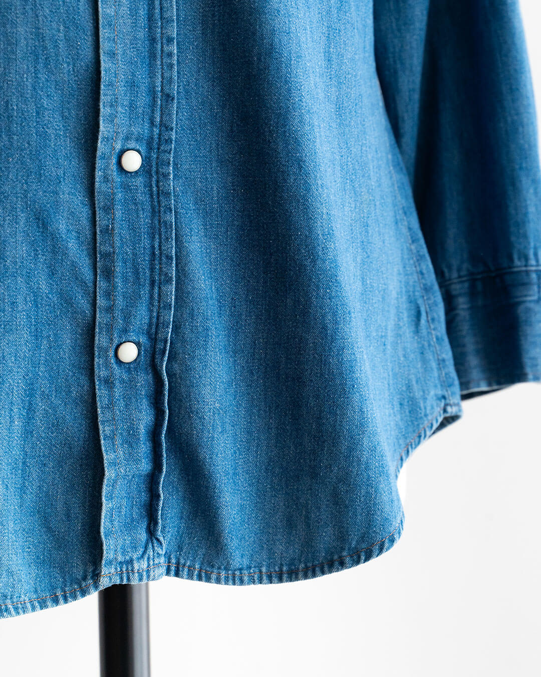 【VINTAGE】70s BAR-F Denim Western Shirts