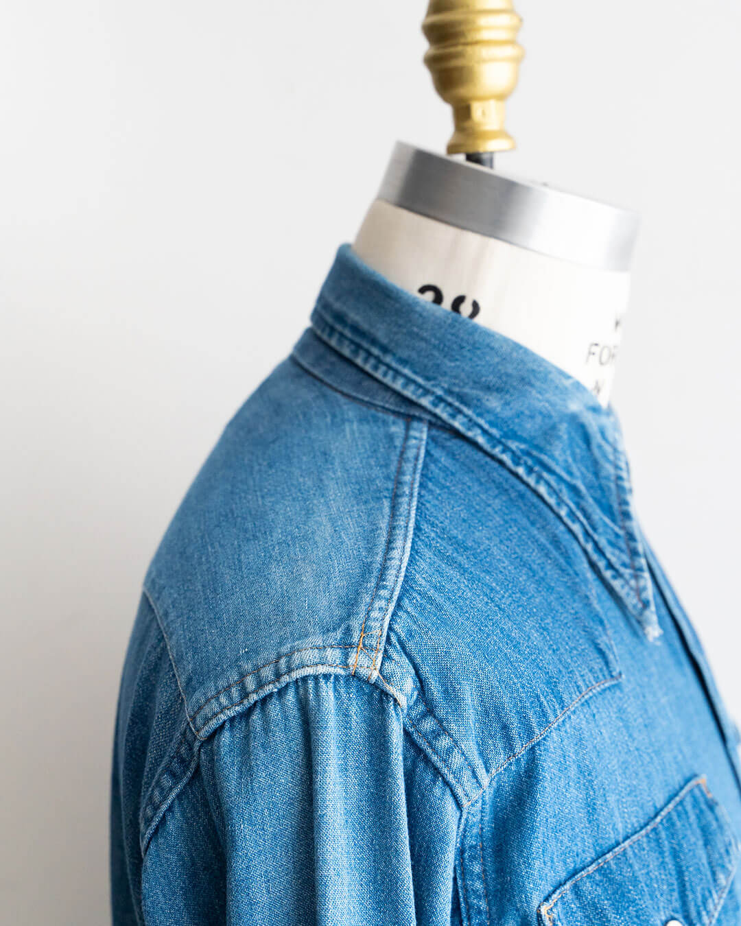 【VINTAGE】70s BAR-F Denim Western Shirts