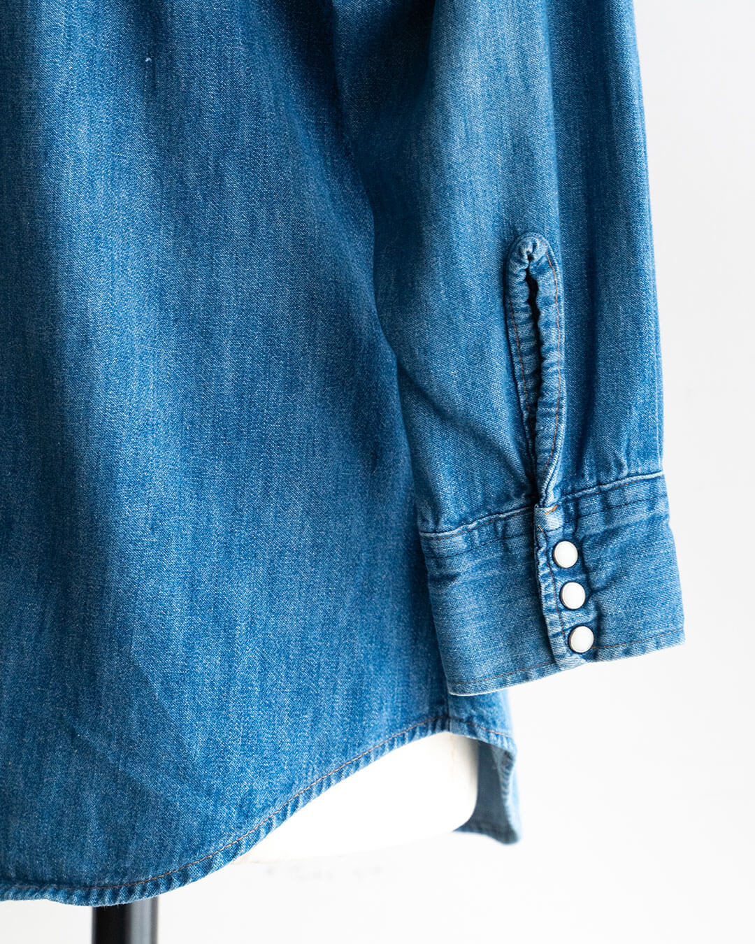 【VINTAGE】70s BAR-F Denim Western Shirts