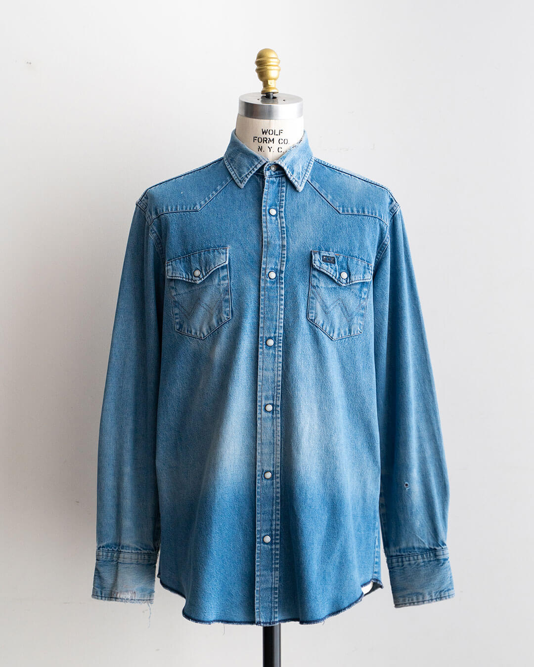 【VINTAGE】00s Wrangler Denim Western Shirts ①