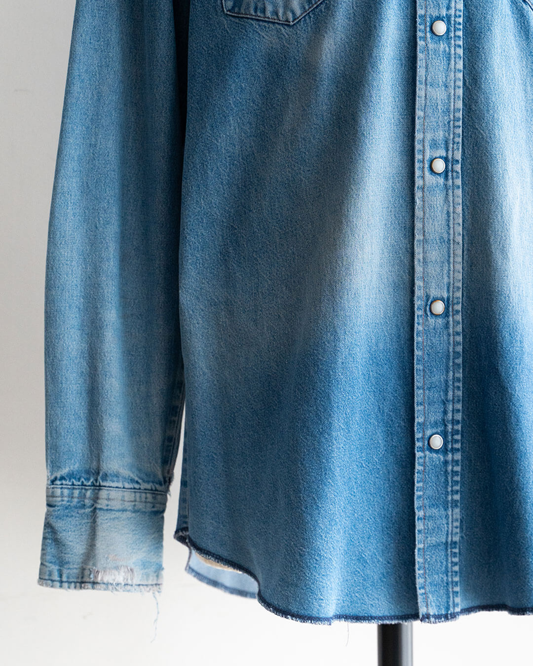 【VINTAGE】00s Wrangler Denim Western Shirts ①