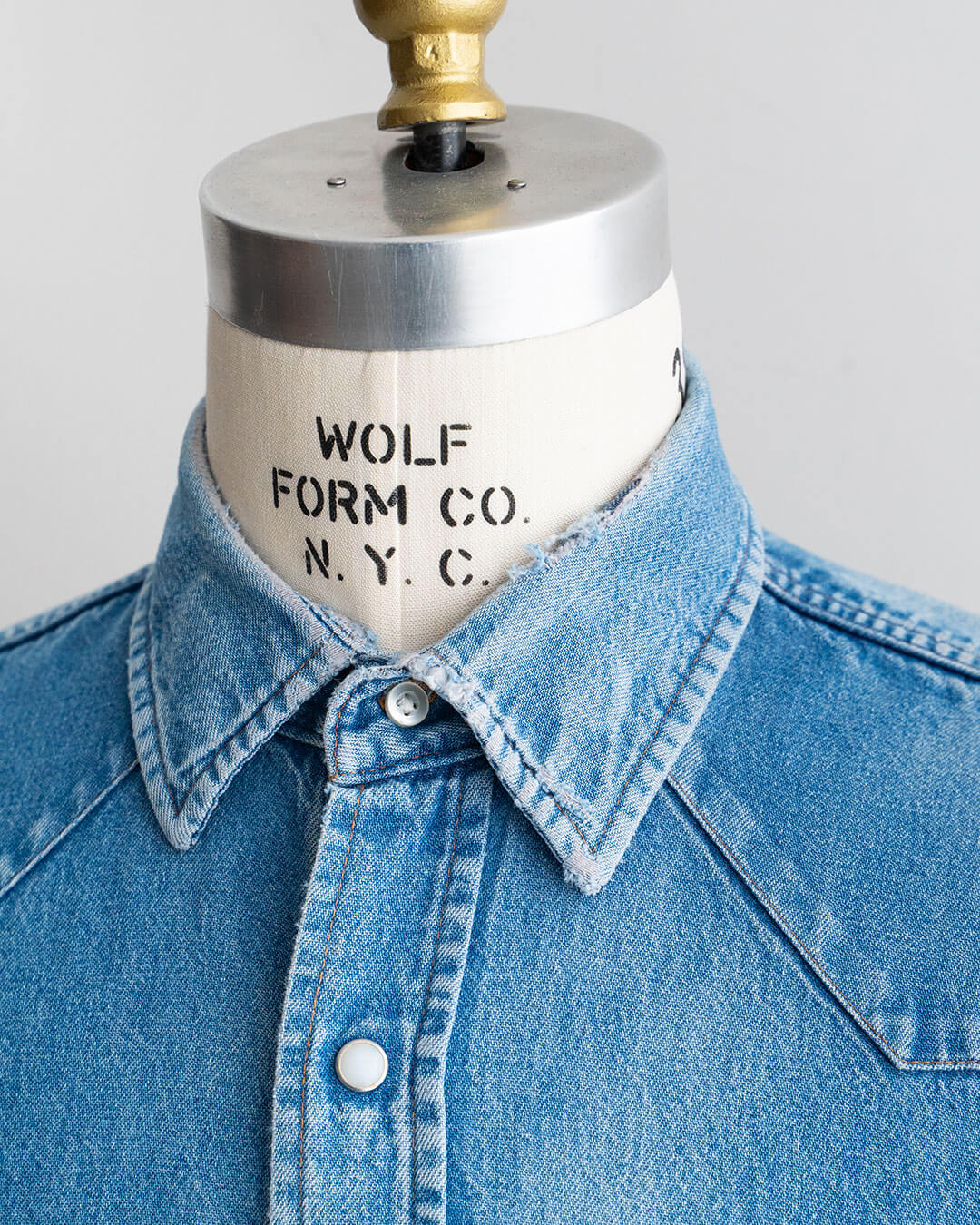 【VINTAGE】00s Wrangler Denim Western Shirts ①