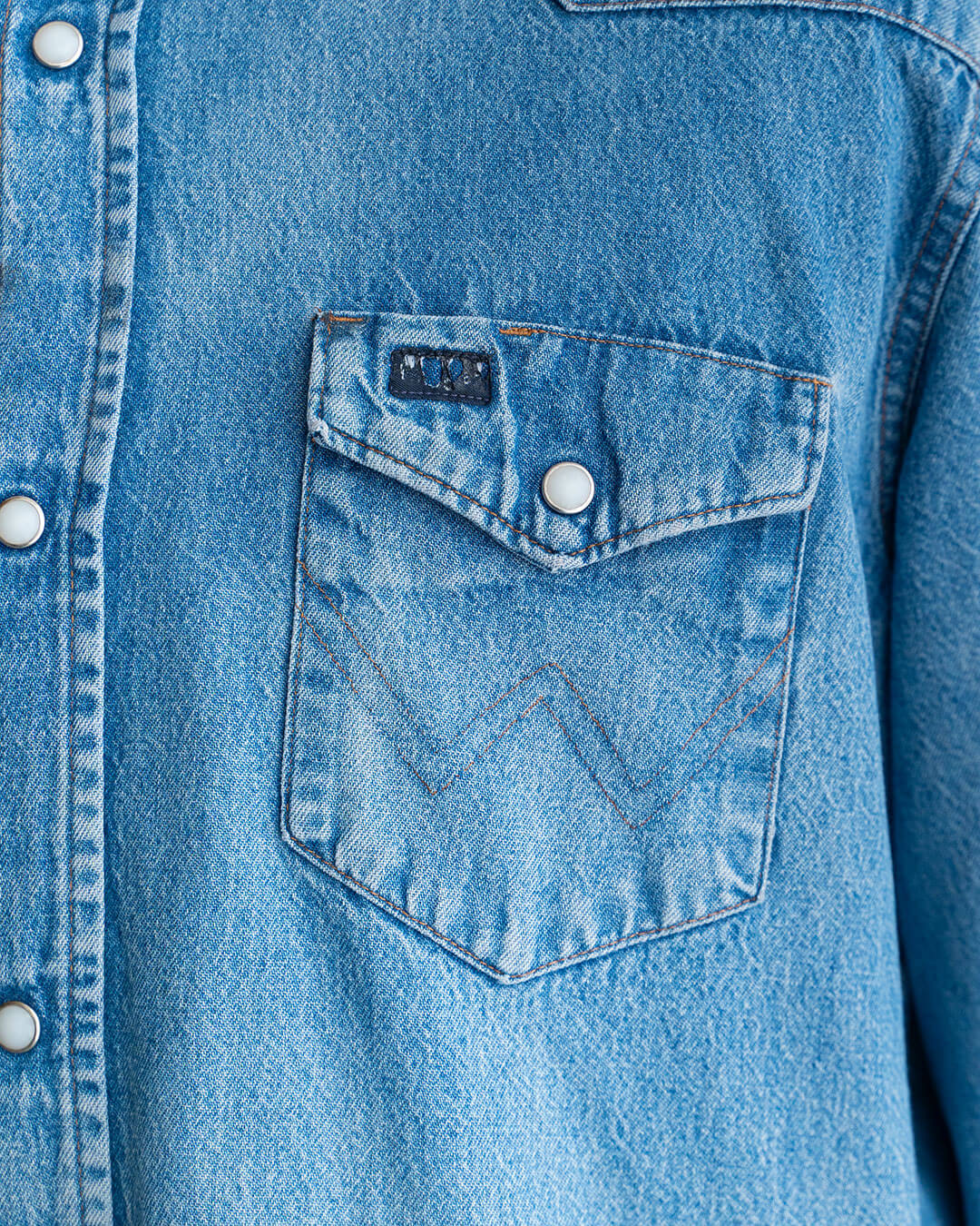 【VINTAGE】00s Wrangler Denim Western Shirts ①