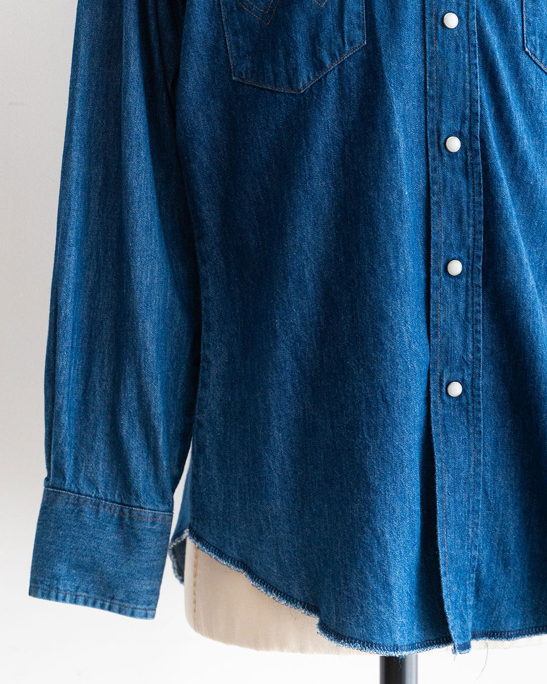 【VINTAGE】80s Wrangler Denim Western Shirts 『Made in U.S.A』②