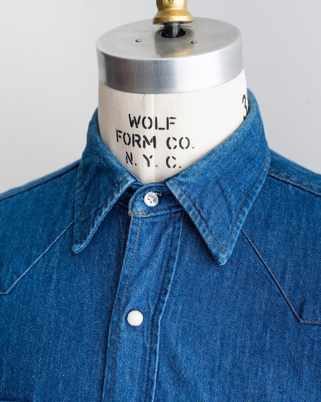 【VINTAGE】80s Wrangler Denim Western Shirts 『Made in U.S.A』②
