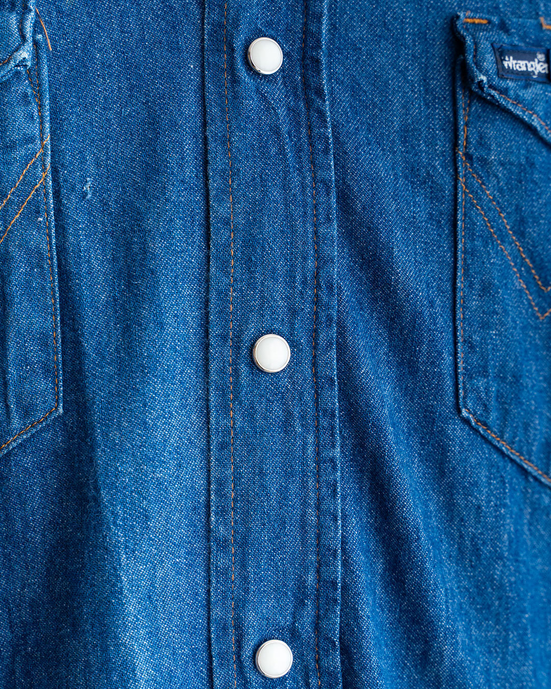 【VINTAGE】80s Wrangler Denim Western Shirts 『Made in U.S.A』②