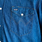 【VINTAGE】80s Wrangler Denim Western Shirts 『Made in U.S.A』②