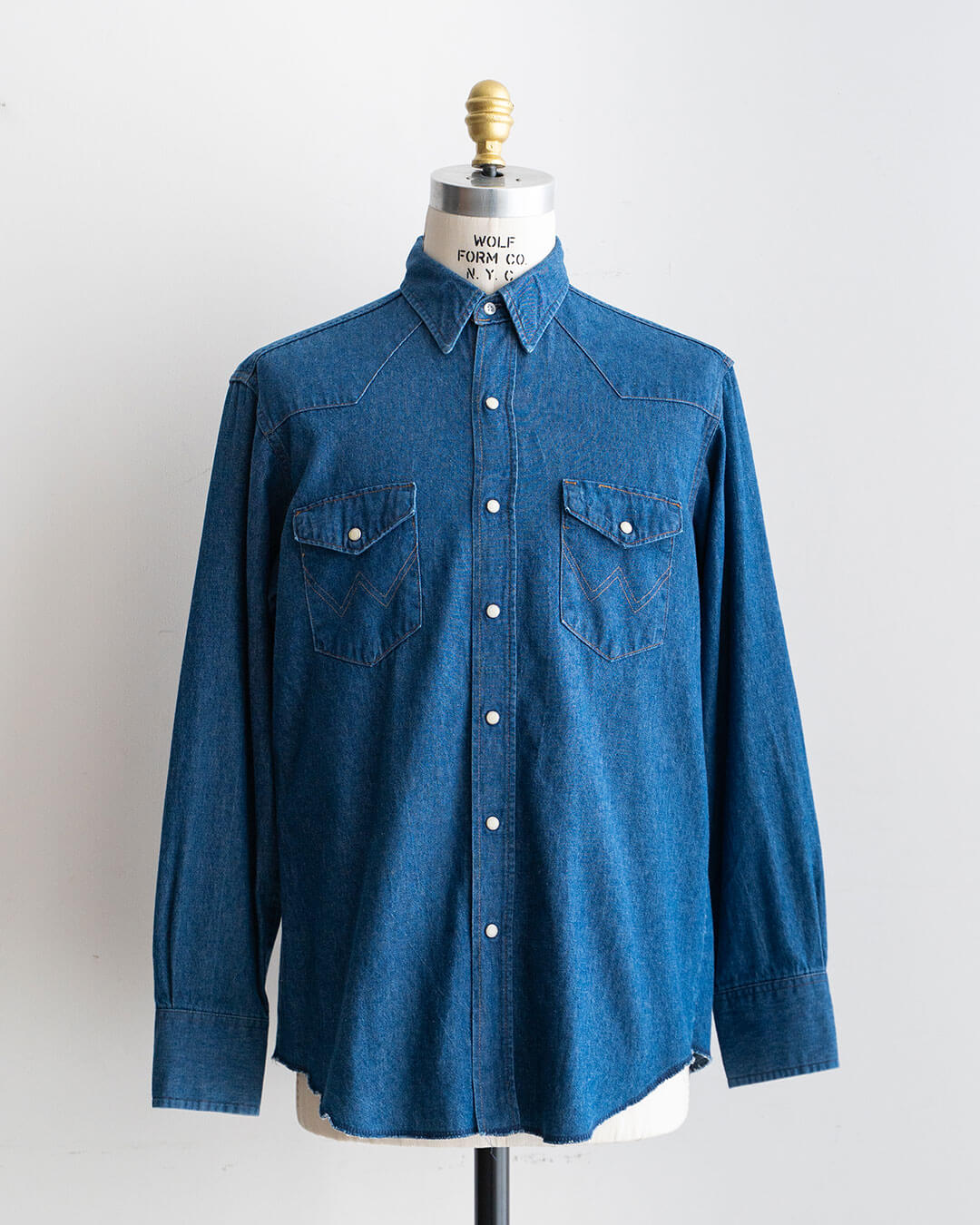 【VINTAGE】80s Wrangler Denim Western Shirts 『Made in U.S.A』③