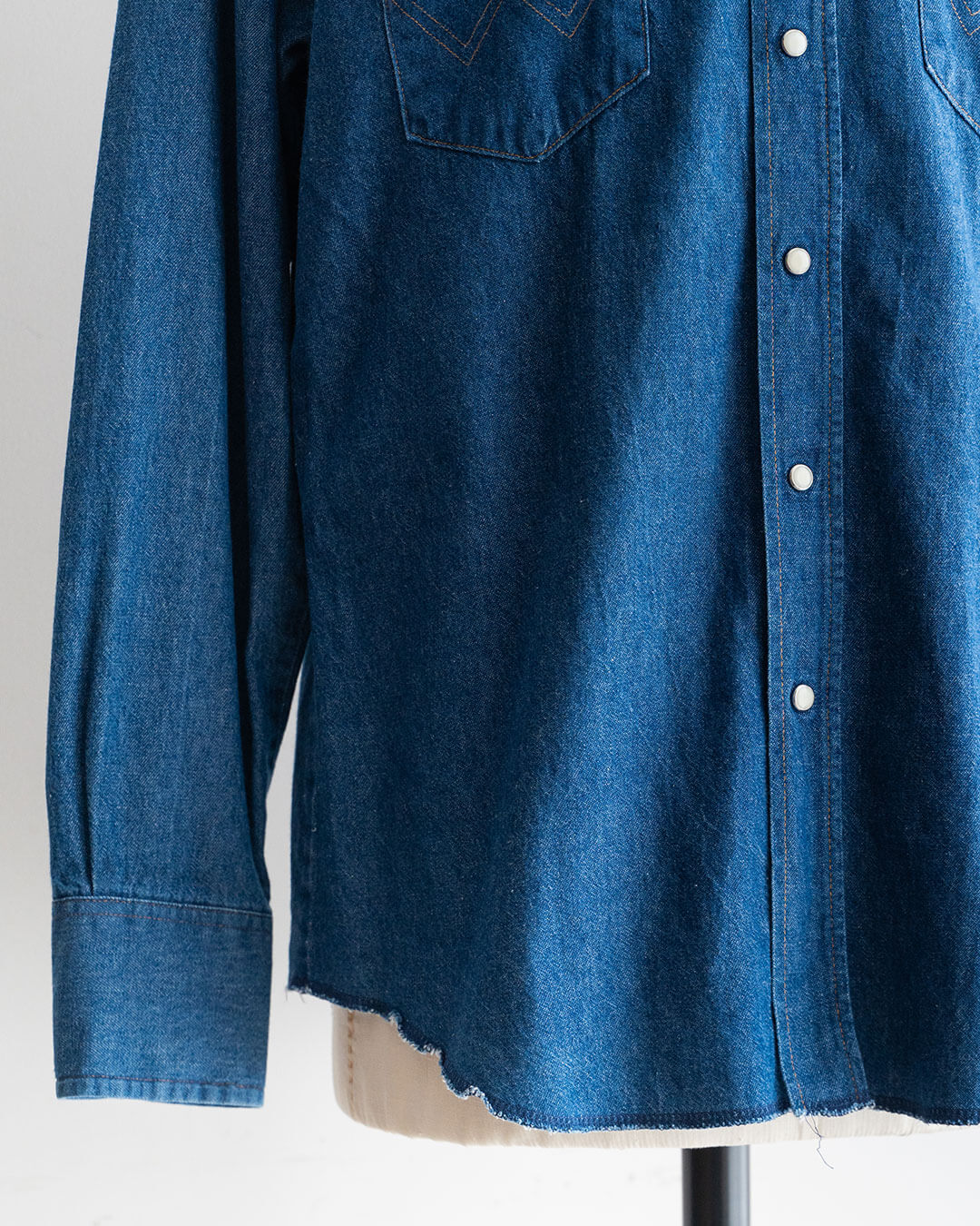【VINTAGE】80s Wrangler Denim Western Shirts 『Made in U.S.A』③