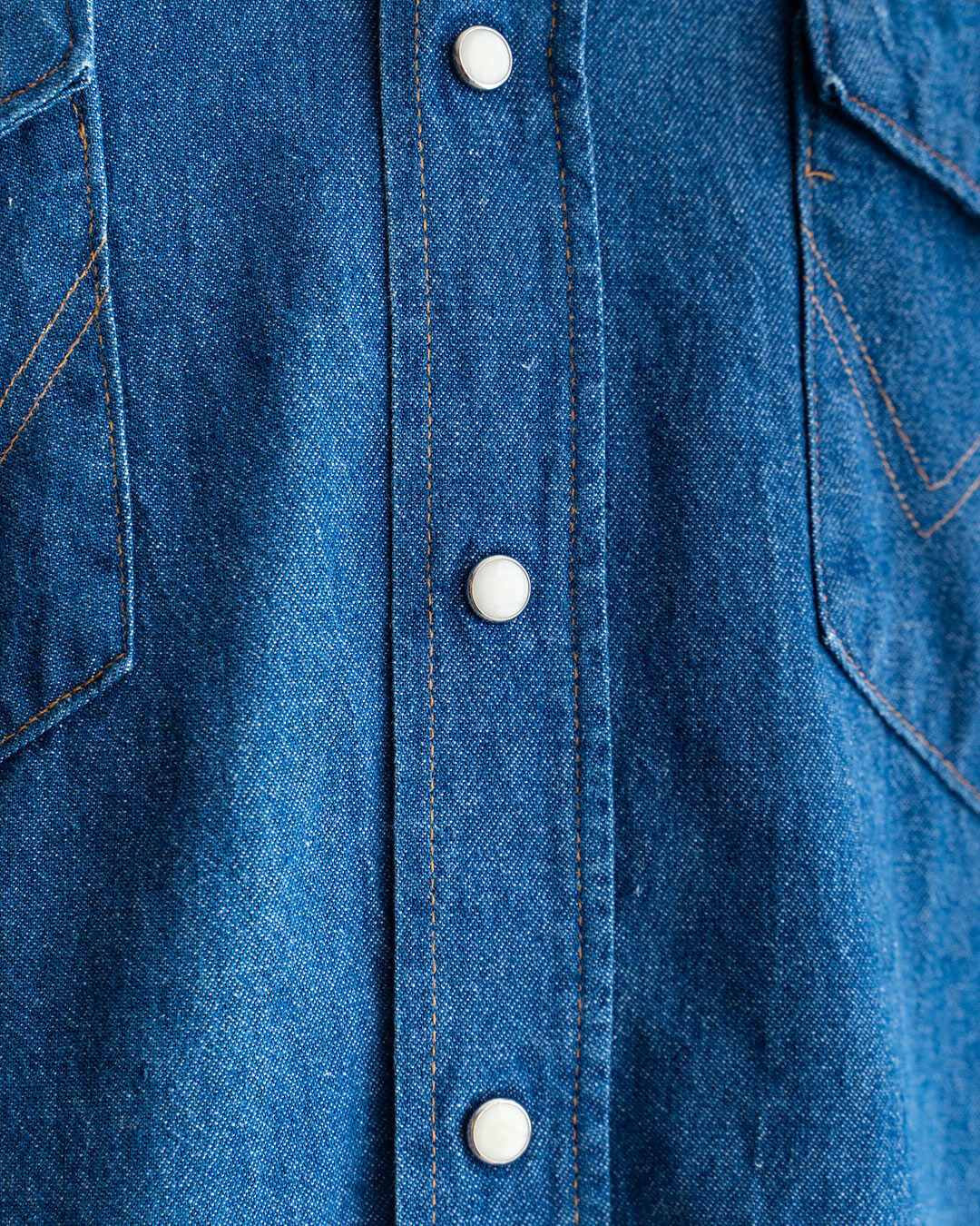 【VINTAGE】80s Wrangler Denim Western Shirts 『Made in U.S.A』③