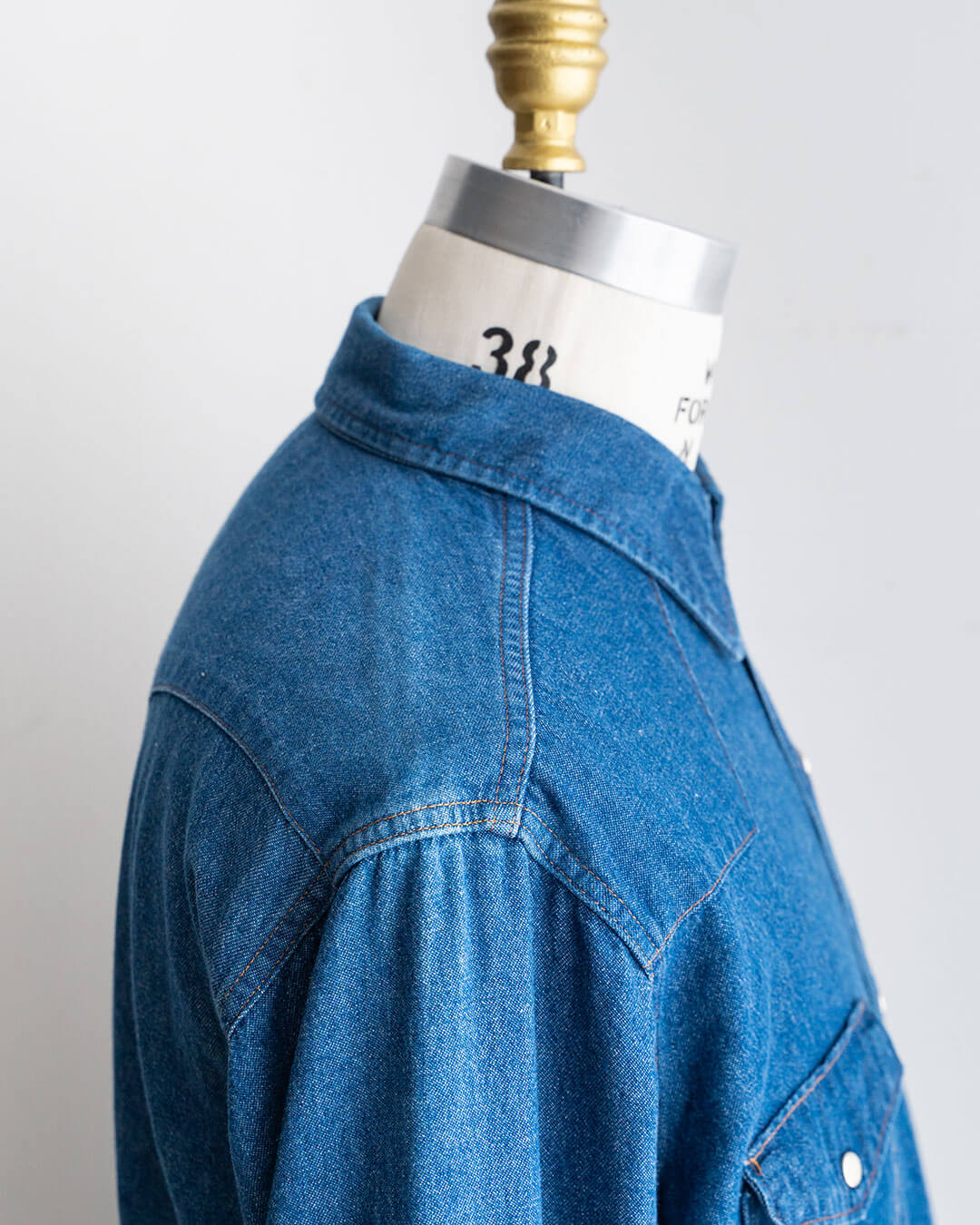 【VINTAGE】80s Wrangler Denim Western Shirts 『Made in U.S.A』③