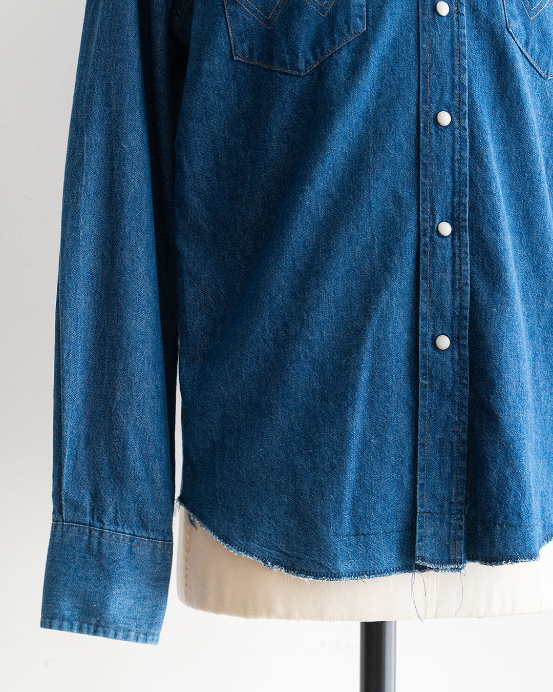 【VINTAGE】80s Wrangler Denim Western Shirts 『Made in U.S.A』④