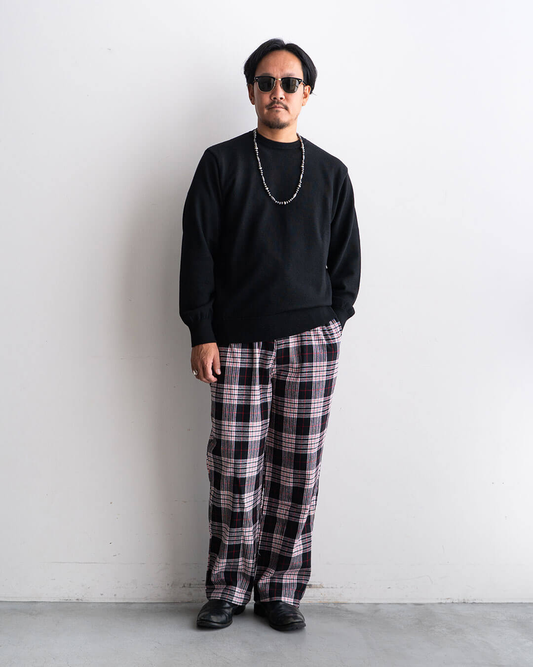 モデル 身長175cm　体重69kg / 着用カラー Black