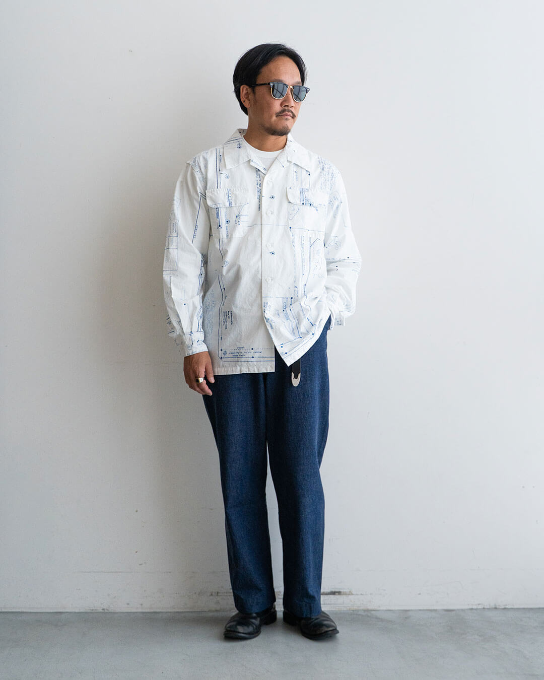 モデル 身長175cm　体重69kg / 着用サイズ M