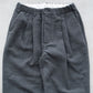 【STILL BY HAND】Cotton Wool 2tuck Trousers