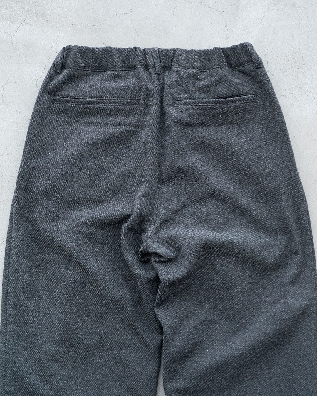 【STILL BY HAND】Cotton Wool 2tuck Trousers