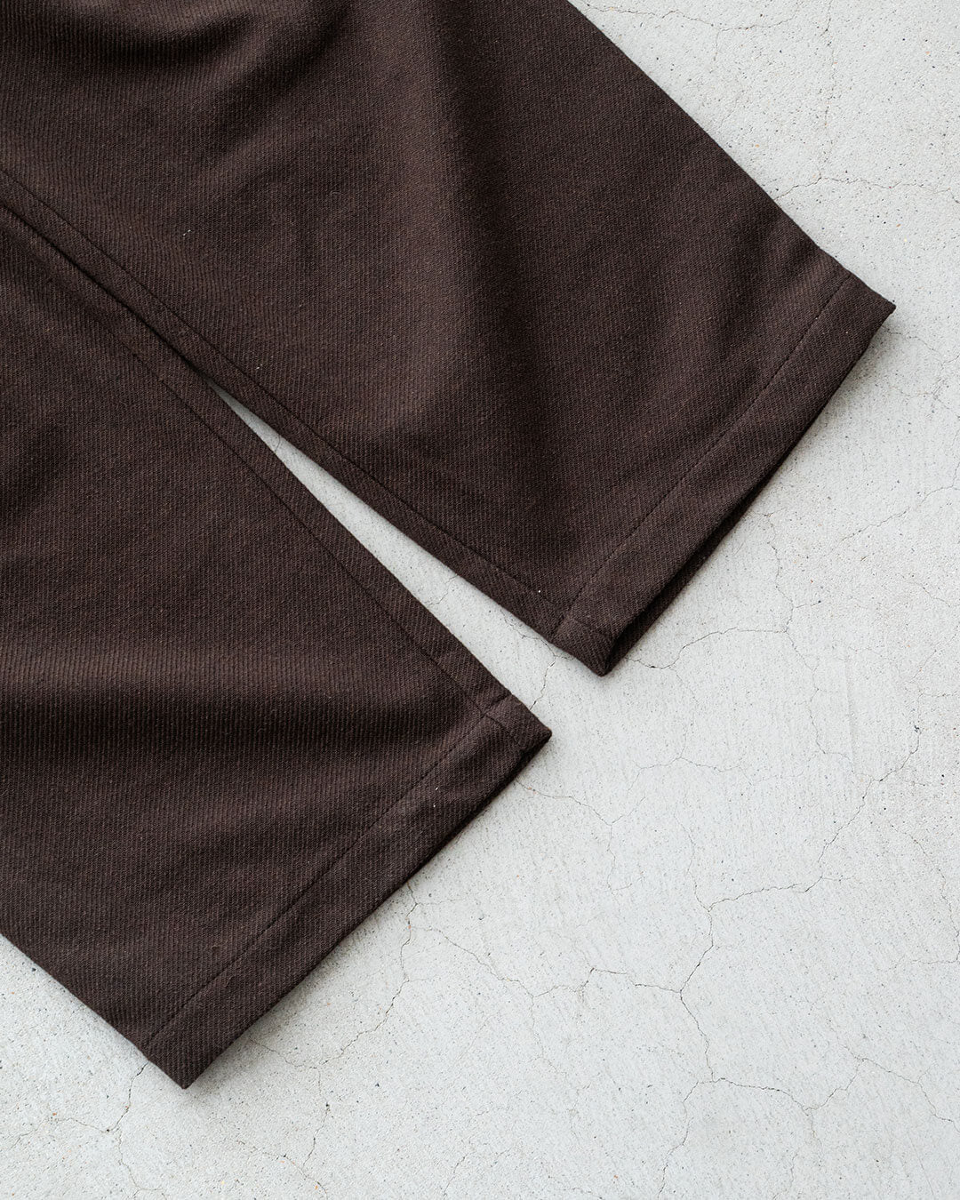 【STILL BY HAND】Cotton Wool 2tuck Trousers