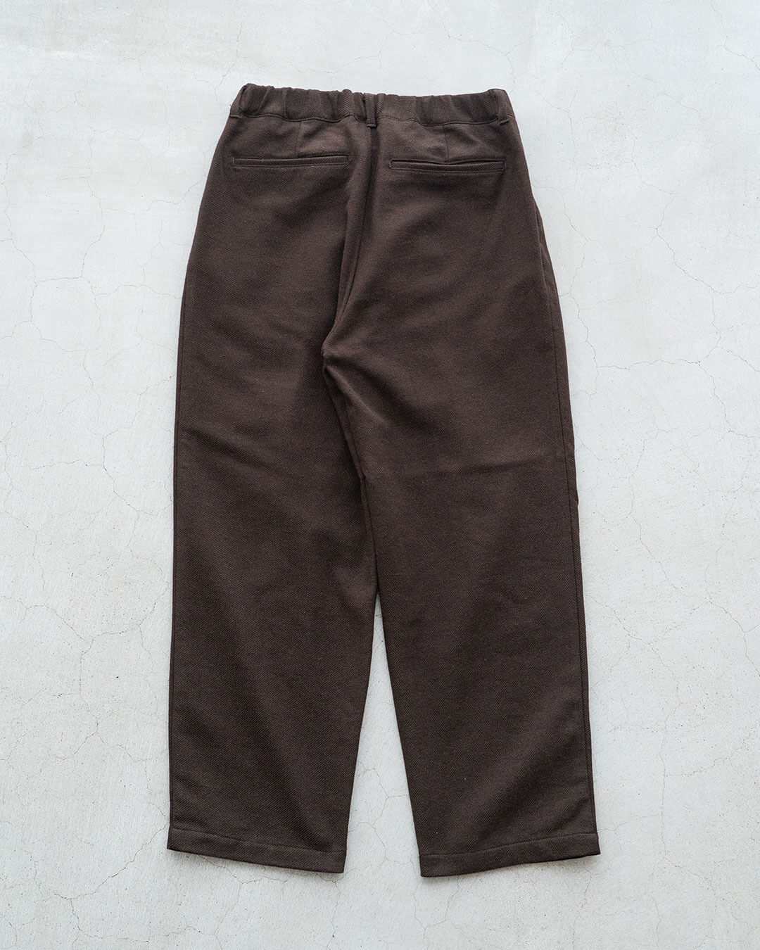 【STILL BY HAND】Cotton Wool 2tuck Trousers