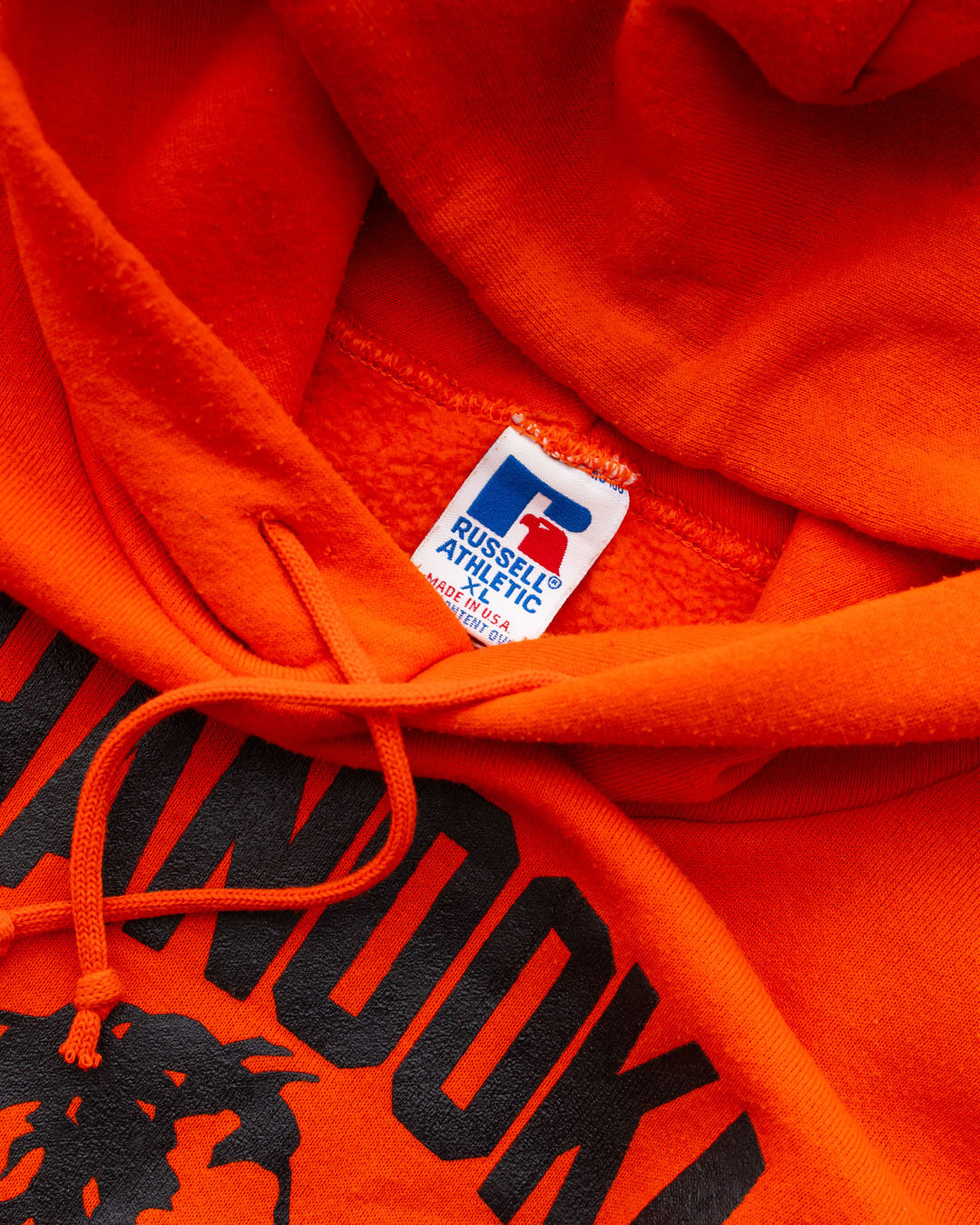 【VINTAGE】90s RUSSELL ATHLETIC Sweat Hoodie 『CHANDOKA BRAVES』 Made in U.S.A.