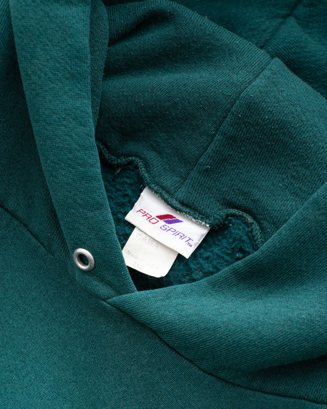 【VINTAGE】90s PRO SPIRIT Plain Sweat Hoodie 『Big Size 2XL』 Made in U.S.A.