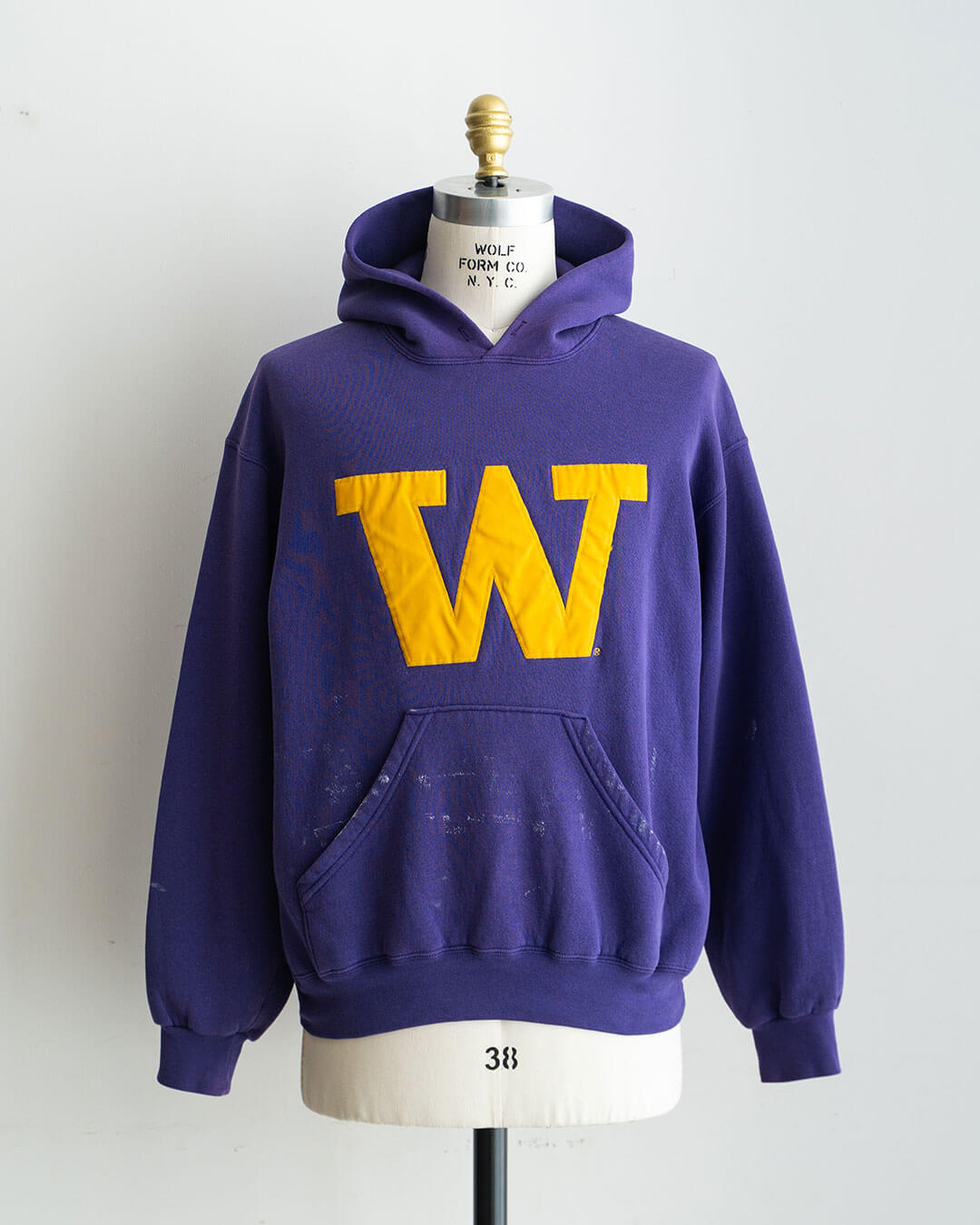 【VINTAGE】90s M. J. SOFFE Sweat Hoodie 『W』 Made in U.S.A.