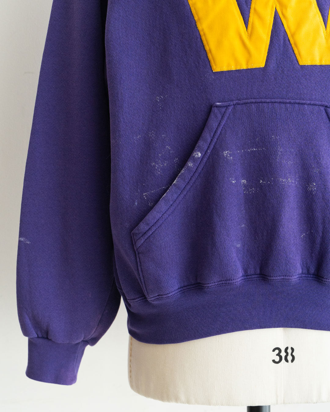 【VINTAGE】90s M. J. SOFFE Sweat Hoodie 『W』 Made in U.S.A.