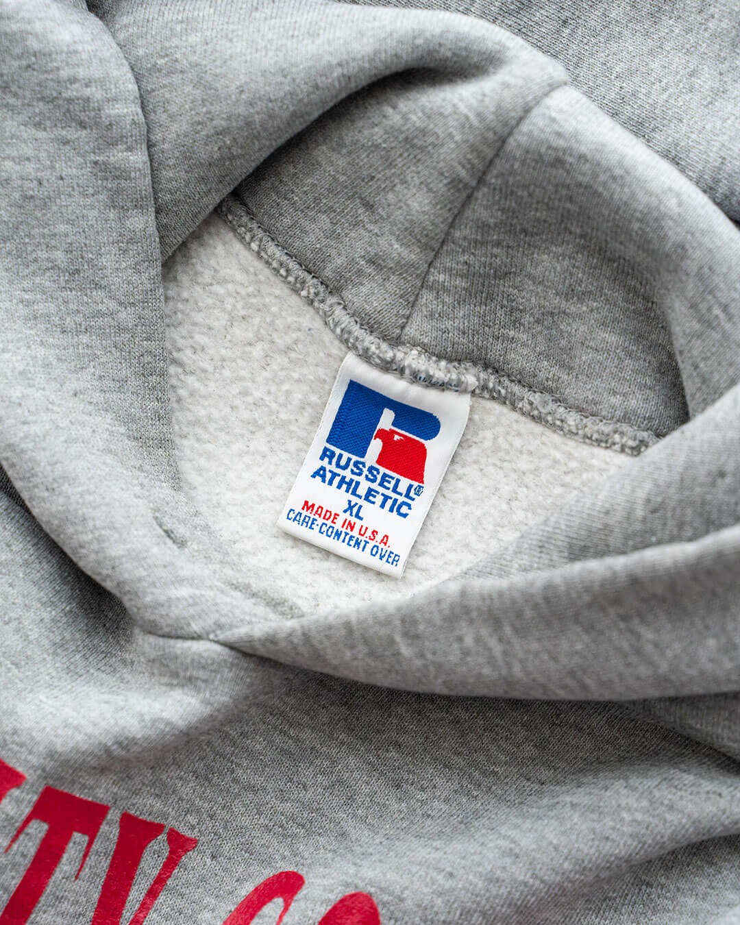 【VINTAGE】90s RUSSELL ATHLETIC Sweat Hoodie 『GROVE CITY COLLEGE』 Made in U.S.A.