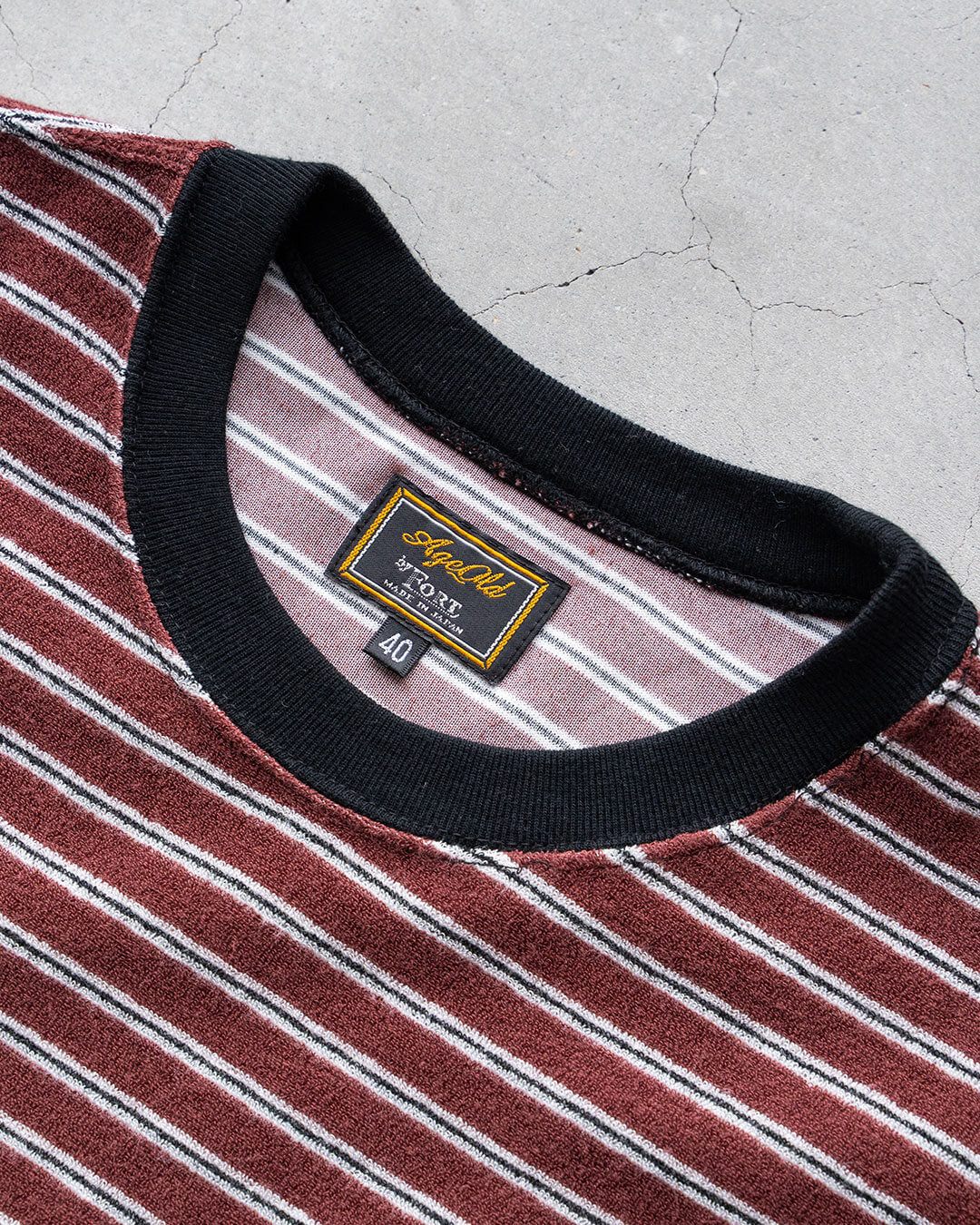【AGE OLD】Stand By Me Border L/S Tee『Classic Pile』