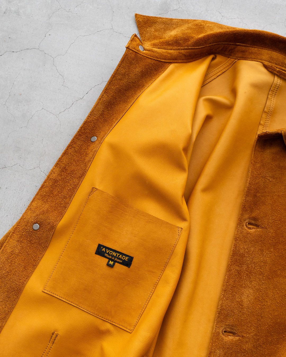 【A VONTADE】Suede 40s Coverall『Golden Brown』